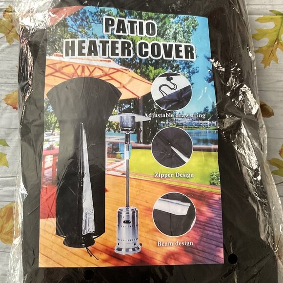 PATIO HEATER COVER WITH ZIPPER AND STORAGE BAG 89'' X 33" X 19" - Picture 13 of 15
